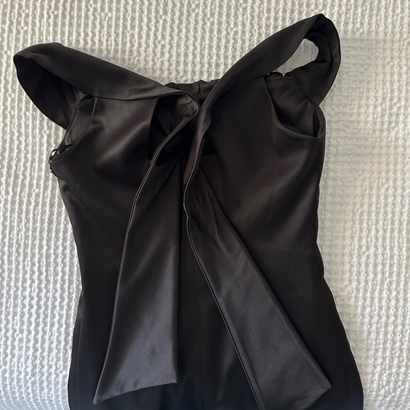 Eliza J Off Shoulder Black Cocktail Dress - Picture 7 of 8